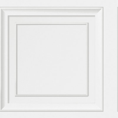 Fine Décor Fine Decor Fd43298 Distinctive Square PanelWhite from B&Q