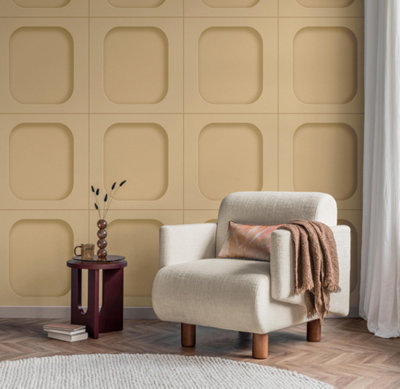 Fine Décor Fine Decor Fd43979 Sloane PanelHoney from B&Q