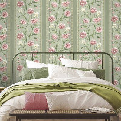 Belgravia Pink Décor Raya Sage Large