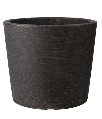Keter 40Cm Varese Low PlanterGranite from B&Q