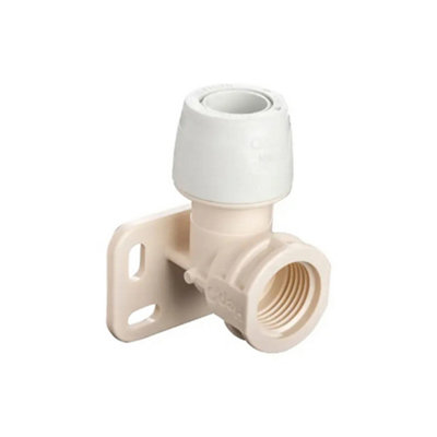 Hep2O Hep20 Kl Wall Plate Elbow 15mm X 1/2"Kl6-15 For Plumbing from B&Q