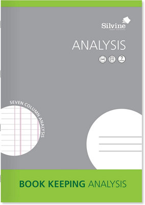 Silvine 32 Pages A4 Book Keeping Analysis (297 X 210mm) from B&Q