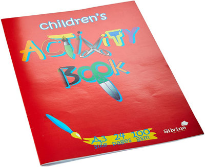 Silvine A3 24 Pages Children's Activity Book from B&Q