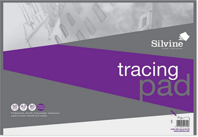 Silvine A2 50 Sheets Heavyweight Professional Tracing Pad from B&Q