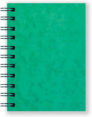 Silvine A6 200 Feint Ruled Pages Twin Wire Hardback Notebook from B&Q