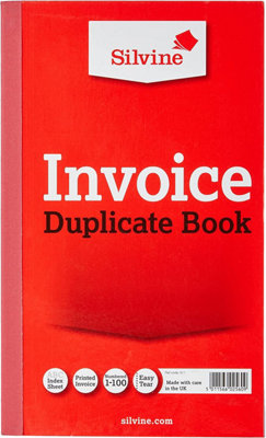 Silvine Duplicate Invoice Book 210 X 127mm from B&Q