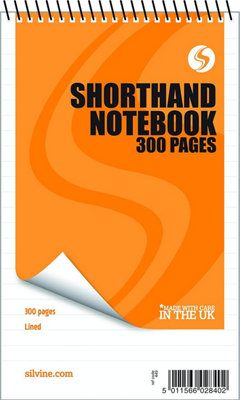 Silvine 300 Pages 5X8" Value Shorthand Spiral Notepad from B&Q