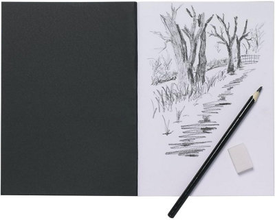 Silvine Sketch Pad A4 140Gsm 40 Page(20 Sheets) from B&Q