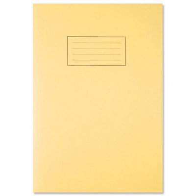 Silvine Yellow A4 Exercise Book Ruled And Margin 80 PagesClass Children from B&Q