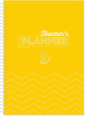Silvine A4 Teacher's 9 Period Yellow 204 Days Academic Planner And Record from B&Q