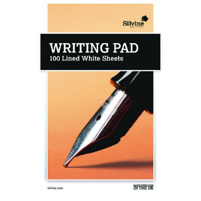 Silvine A5 Lined Writing Pad100 Sheets from B&Q