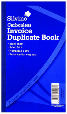 Silvine  Carbonless Duplicate Memo Book 210x127mm (6 Pack)  - Image 8