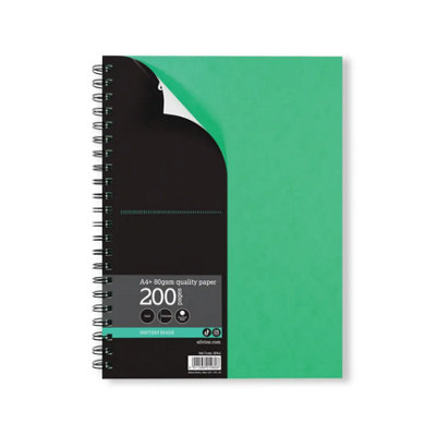 Silvine Luxpad Hardback Wirebound Notebook A4 Plus (Pack Of 6) from B&Q