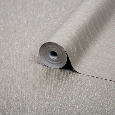Boutique Corsetto Taupe Glitter Effect Contemporary Embossed Wallpaper