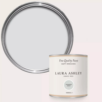 Laura Ashley Powder Grey Matt Emulsion Paint Sample from B&Q