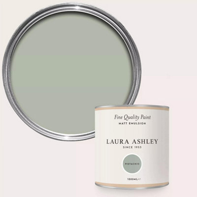 Laura Ashley Pistachio Matt Emulsion Paint Sample from B&Q