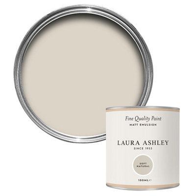 Laura Ashley Soft Natural Matt Emulsion Paint100Ml from B&Q