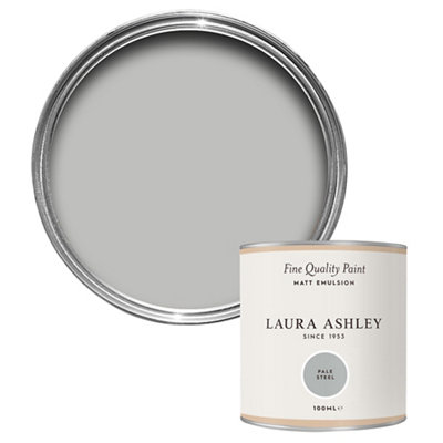 Laura Ashley Pale Steel Matt Emulsion Paint100Ml from B&Q