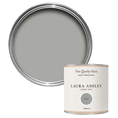 Laura Ashley Steel Matt Emulsion Paint100Ml from B&Q