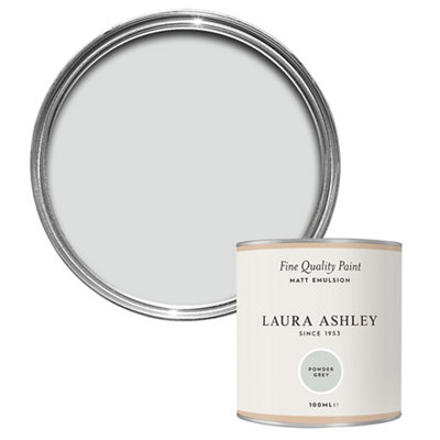 Laura Ashley Powder Grey Matt Emulsion Paint100Ml from B&Q