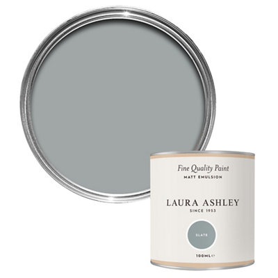 Laura Ashley Slate Matt Emulsion Paint100Ml from B&Q
