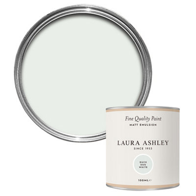 Laura Ashley Duck Egg White Matt Emulsion Paint100Ml from B&Q