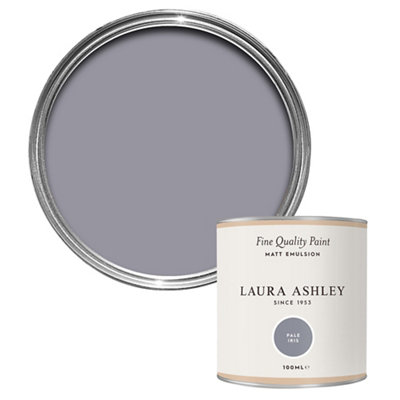Laura Ashley Pale Iris Matt Emulsion Paint100Ml from B&Q