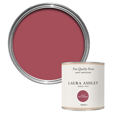 Laura Ashley Pale Cranberry Matt Emulsion Paint100Ml from B&Q