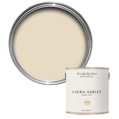Laura Ashley Creamware Matt Emulsion Paint2.5L from B&Q