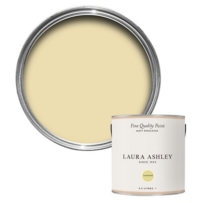 Laura Ashley Sunshine Matt Emulsion Paint, 2.5L