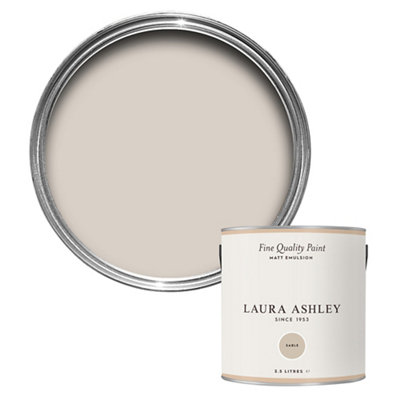 Laura Ashley Sable Matt Emulsion Paint2.5L from B&Q