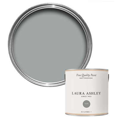 Laura Ashley Slate Matt Emulsion Paint2.5L from B&Q
