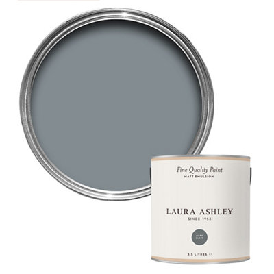 Laura Ashley Dark Slate Matt Emulsion Paint2.5L from B&Q