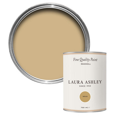Laura Ashley Gold Eggshell Emulsion Paint750Ml from B&Q