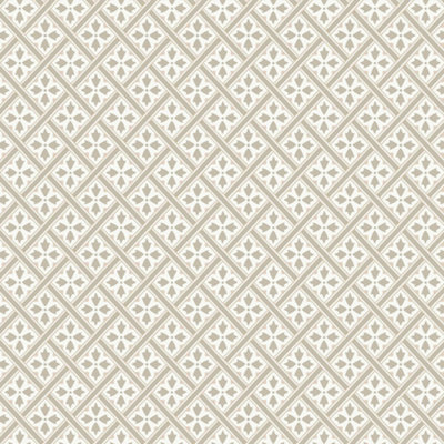 Laura Ashley Mr Jones Dove Grey Geometric Smooth Wallpaper Sample from B&Q