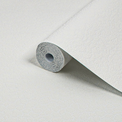 Laura Ashley White Stipple Smooth Wallpaper Sample from B&Q