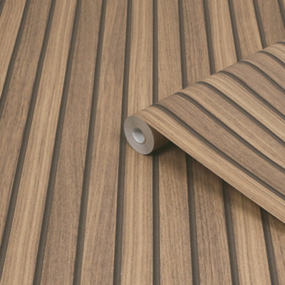 Superfresco Easy Wood Effect Smooth Wallpaper from B&Q