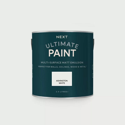 Next Ashington White Peel & Stick Paint Sample from B&Q