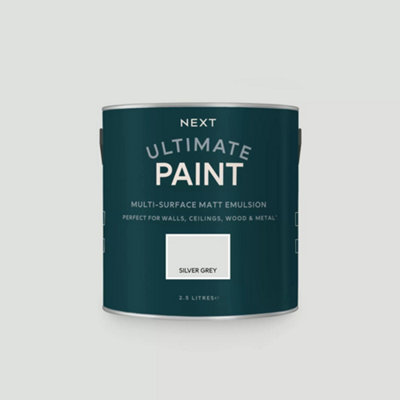 Next Silver Grey Peel & Stick Paint Sample from B&Q