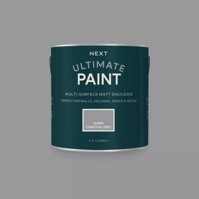 Next Warm Charcoal Grey Peel & Stick Paint Sample from B&Q