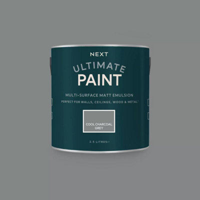 Next Cool Charcoal Grey Peel & Stick Paint Sample from B&Q