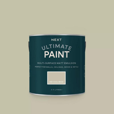 Next Mid Cool Beige Peel & Stick Paint Sample from B&Q