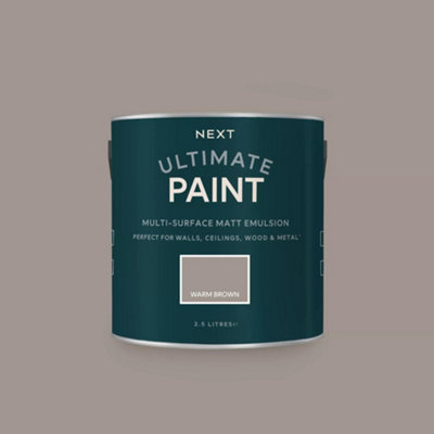 Next Warm Brown Peel & Stick Paint Sample from B&Q