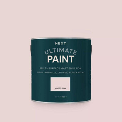 Next Muted Pink Peel & Stick Paint Sample from B&Q