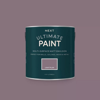 Next Light Plum Peel & Stick Paint Sample from B&Q