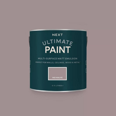 Next Mid Mauve Peel & Stick Paint Sample from B&Q
