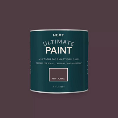 Next Plum Purple Peel & Stick Paint Sample from B&Q