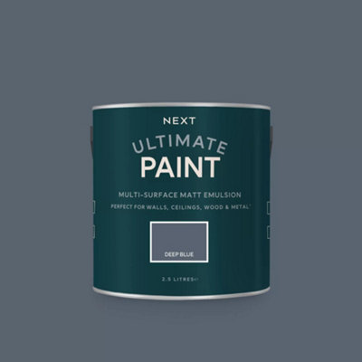 Next Deep Blue Peel & Stick Paint Sample from B&Q