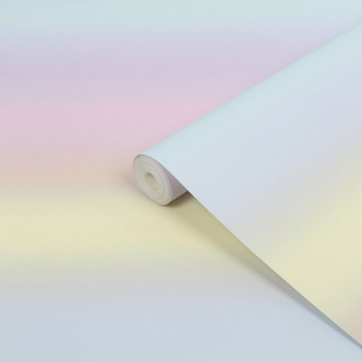 Next Rainbow Magical Multicolour Smooth Wallpaper from B&Q