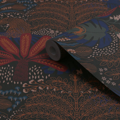 Envy Savannah Terra Animal Smooth Wallpaper from B&Q